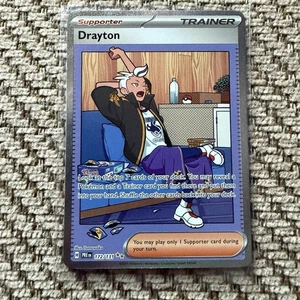 Drayton 172/131 Sv: Prismatic Evolutions Holo (Pokemon TCG) FULL ART - Picture 1 of 6