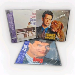 Tom Hanks Turner & Hooch, Big & Forest Gump JAPAN LASERDISC LD Bundle - Picture 1 of 7