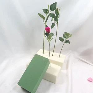 4 Pezzi Schiume Fiori Orologio Composizione Floreale Schiume Mattoni Floreali - Foto 1 di 12