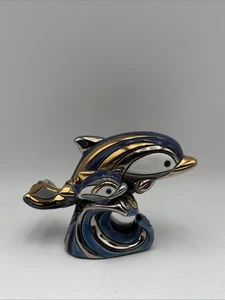 Vintage De Rosa Rinconada #782 Dolphin with Baby Figurine - Picture 1 of 9