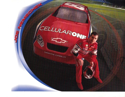 2003 JOE NEMECHEK CELLULAR ONE #87 NASCAR BUSCH SERIES POSTCARD Cover