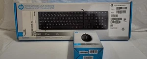 (Bundle) HP wired 320K Slim Keyboard + HP Wired 320M Mouse - Picture 1 of 7
