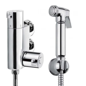 The White Space Dusche Sprühset mit Thermostat-Mixerventil - Chrom DSK3 - Bild 1 von 1
