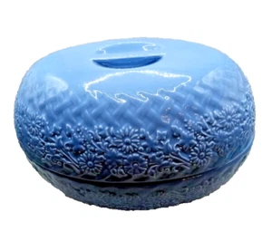 Temptations Blue Baker and Lid 10-1/2" - Picture 1 of 4
