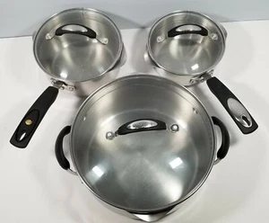 Oneida Stainless Steel 18/10 6 Piece Pour Spout Strainer Lids - Picture 1 of 11