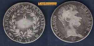 5 Francs Napoléon Empereur An 13 M Toulouse B - Ier Empire, 1804–1814 - Imagen 1 de 1