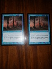 MTG Evacuation 2x NM- Stronghold Magic the Gathering.