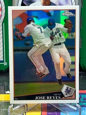 2009 Topps Chrome Refractors #160 Jose Reyes - Image 1 of 2