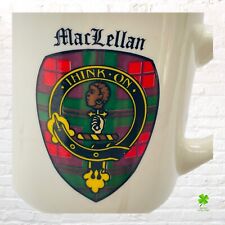 MacLellan Crest Key to the Clans Scotland Clan Tartan Coffee Mug Cup Wallace