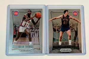 2012-13 Panini Prizm Detroit Pistons Basketball ISIAH THOMAS AND BILL LAIMBEER  - Picture 1 of 1