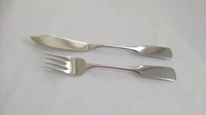 WMF Saturn Pilgrim Cromargan 1 Pers. Fischbesteck 2 Teile wenig benutzt -mehrere - Bild 1 von 10