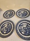 Johnson Brothers Blue Willow England 10.25'' Large Dinner Plates set of 4