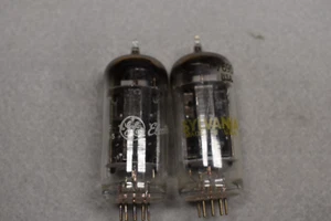7695 Sylvania / GE NOS NIB Audio Receiver Power Amplifier Vacuum Tubes Pair - Picture 1 of 7