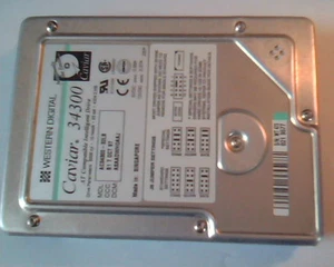 Disco duro IDE Western Digital Caviar 34300 AC34300-32LB ASAADWHOAAJ OCT - Imagen 1 de 4