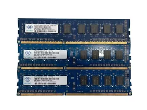 Nanya - 6GB (3 x 2GB) - 2Rx8 PC3-10600U - Desktop Memory Free Ship - Picture 1 of 2