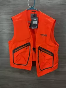 Sitka Hunter Orange Vest-L - Picture 1 of 3