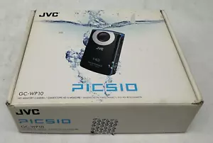 JVC Picsio HD Camera GC-WP 10 Waterproof 3m/10 Ft TESTED WORKING FAST SHIPPING - Picture 1 of 7