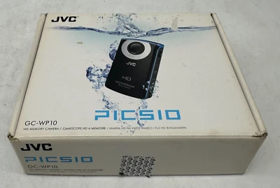 JVC Picsio HD Camera GC-WP 10 Waterproof 3m/10 Ft TESTED WORKING FAST SHIPPING - Image 1 of 4