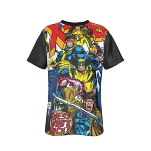 X-MEN V2 20 MARVEL COMIC COVER ALL OVER PRINT SHIRT XMEN - Picture 1 of 4
