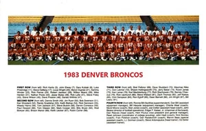 1983 DENVER BRONCOS 8X10 TEAM PHOTO PICTURE NFL FOOTBALL - Picture 1 of 1