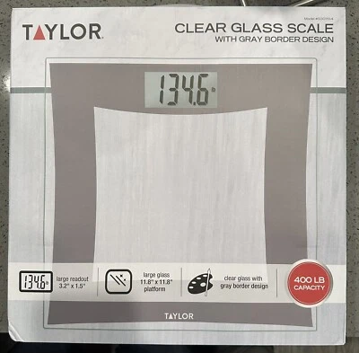 NUEVO EN CAJA - Báscula de baño digital Taylor - ¡400 libras! Foto 1 de 4