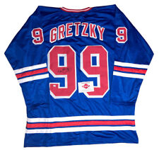 Wayne Gretzky Autographed Vintage Throwback White CCM New York Rangers  Jersey