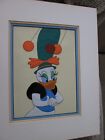 Daisy Duck Disney art corner hand-inked animation Cel 1950's