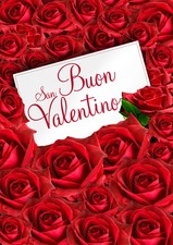 CARTOLINA SAN VALENTINO CON POESIA AMORE BIGLIETTO AUGURI FIDANZATI
