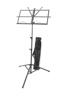 Lightweight Haze  Height Adjustable Metal Music Stand, Tripod Base,Foldable-GSA1 - Picture 1 of 10