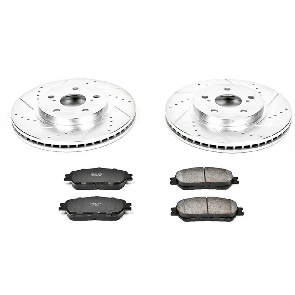 Kit de frenos de disco PowerStop - Delantero - Se adapta a Toyota Avalon 2005-2007, Toyota Camry 20 Foto 1 de 4