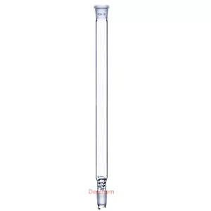 Tubo de destilación de columna de destilación de laboratorio química 24/29 con anillo espiral de vidrio - Imagen 1 de 10