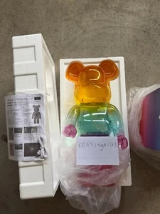 BE@RBRICK x Emotionally Unavailable 1000% Gradient Heart Medicom Clear Gradient - Bild 1 von 6