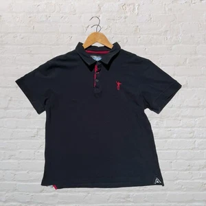 Star Wars Polo Shirt Han Solo Size Medium Red/Black Embroidered - Picture 1 of 6