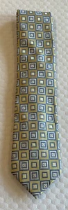 Donald J Trump Signature Collection Silk Tie Yellow & blue - Picture 1 of 3