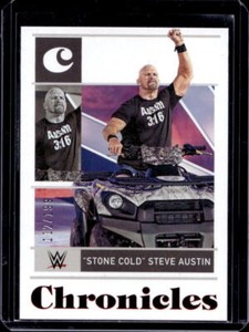 2022 Panini Chronicles WWE Stone Cold Steve Austin Red #112/199 Legends