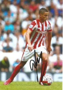 STOKE: IBRAHIM AFELLAY SIGNED 6x4 ACTION PHOTO+COA - Picture 1 of 1