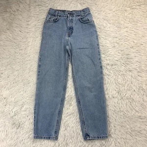 Vintage Levis Jeans Youth 10 Relaxed Tapered Orange Tab Denim 90s Loose 22x24 - Picture 1 of 21