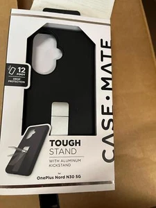 Case Mate Tough Stand Kickstand Case for OnePlus Nord N30 5G - Black - Picture 1 of 1