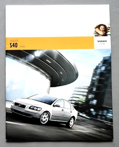 CATALOGO BROCHURE VENDITA VOLVO S40 2006 ~ 40 PAGINE ~ 8,5" X 11" - Foto 1 di 17