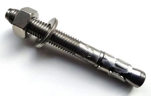 1 pieza anclaje de perno BOZ | M12 | 100 | acero inoxidable A4 | anclaje de carga pesada anclaje de cuña  - Imagen 1 de 6