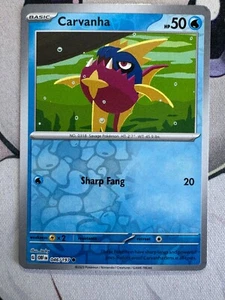 Carvanha Reverse Holo English Pokemon TCG BKBO575 - Picture 1 of 1