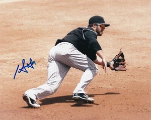 IAN STEWART COLORADO ROCKIES ACTION SIGNED 8x10 - Picture 1 of 1