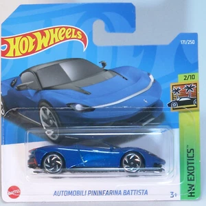 Hot Wheels 2022 #171 - HCX53 - HW Exotics - Automobili Pininfarina Battista - Imagen 1 de 1