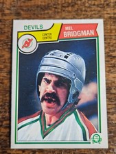 1983-84 O-PEE-CHEE NHL HOCKEY #226 MEL BRIDGMAN NEW JERSEY DEVILS