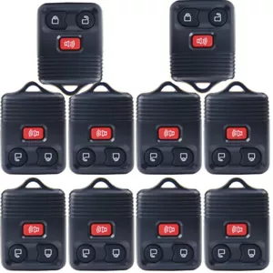 10PCS Remote Key Case Shell For Ford Escape Explorer F-150 Mazda 3 Buttons - Imagen 1 de 7