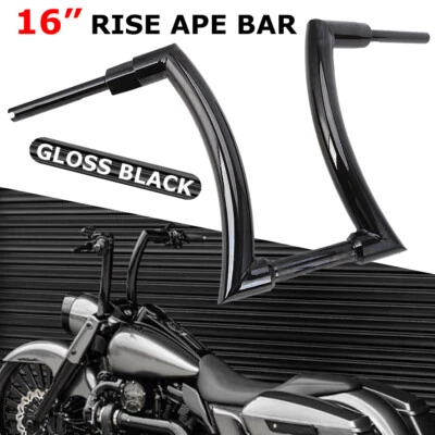 16" DNA 2" Ape Hanger Handlebar For Harley Touring Sportster Dyna FL Softail CVO Foto 1 de 4