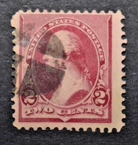 1894 US Stamp Scott #248 - 2 Cent Washington Type I - Used/NG/LH/VF - Picture 1 of 2