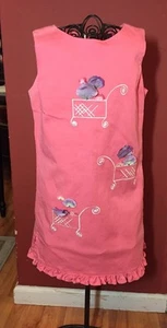 Trish Scully Girls Sz. 4 Apricot 3D Embellishes With Embroidered Planters Dress - Picture 1 of 6