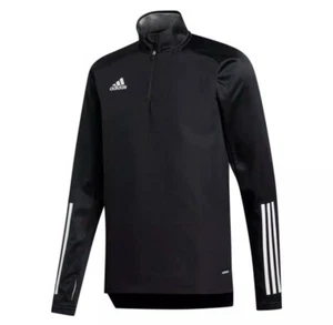 Men's Adidas Condivo 20 Warm 1/4 Zip Pull-Over Sweatshirt Casual Fashion EK5462 - Picture 1 of 2