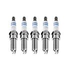 BOSCH Set of 5 Spark Plugs for Volvo 850 R 2.3 Litre August 1995 to August 1996